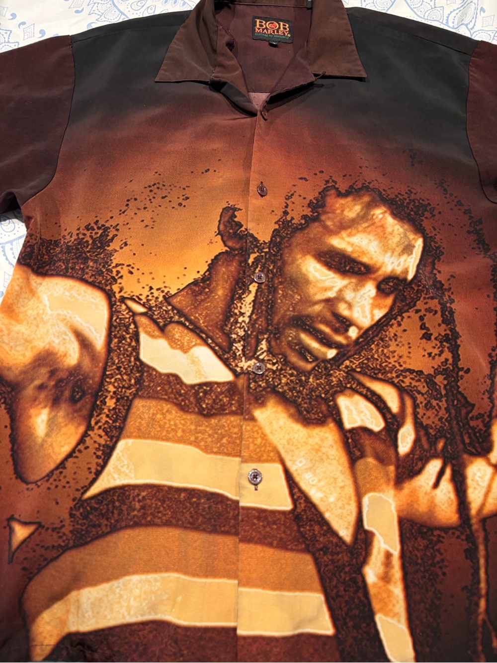 Vintage Bob Marley AOP Button up